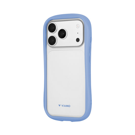 iPhone 18 Pro 耐傷・耐衝撃ハイブリッドケース 「ViAMO freely S」 ライトブルー