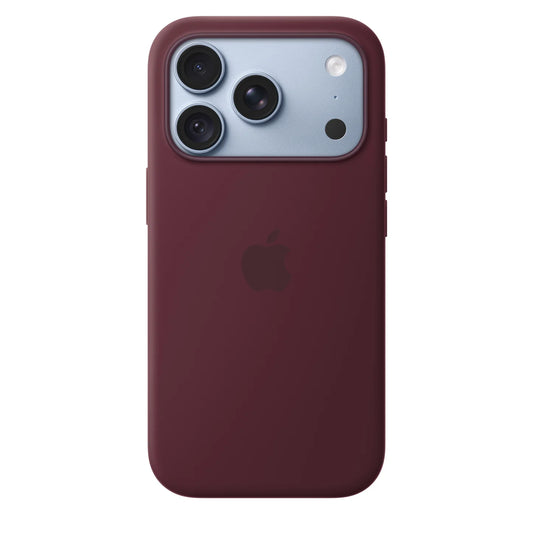 iPhone 18 Pro 512GB グレイシャー + MagSafe対応iPhone 18 Proシリコーンケース バーガンディ セット|C smart