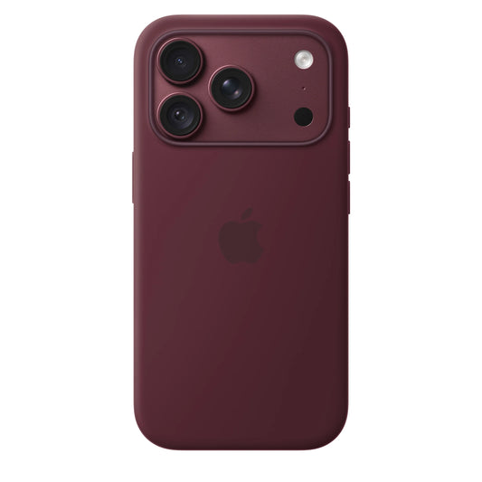 iPhone 18 Pro 256GB バーガンディ_MagSafe対応iPhone 18 Proシリコーンケース バーガンディ_ケースセット