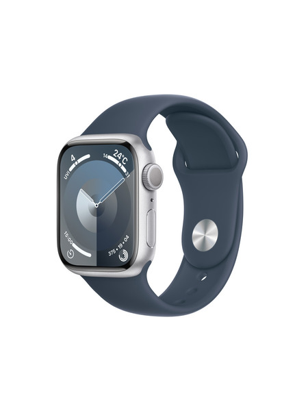 Apple Watch Series 9（GPSモデル）-アルミニウムケースとスポーツバンド 詳細画像 シルバー 1