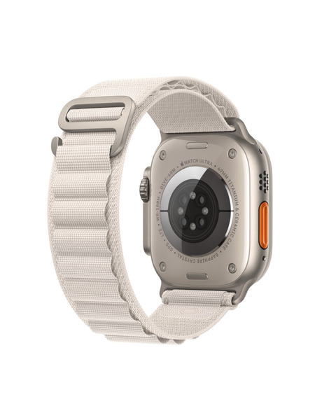 Apple Watch Ultra（GPS + Cellularモデル）- チタニウムケースとアルパインループ 詳細画像 スターライト 3
