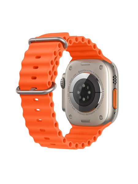 Apple Watch Ultra2（GPS + Cellularモデル）- チタニウムケースとオーシャンバンド 詳細画像 オレンジ 3
