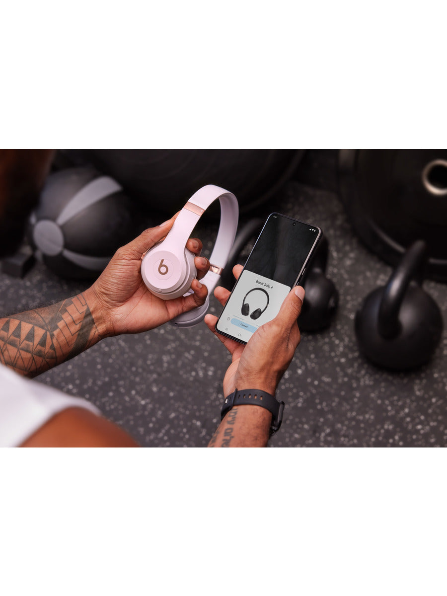 Beats Solo 4 オンイヤーワイヤレスヘッドフォン – スレートブルー