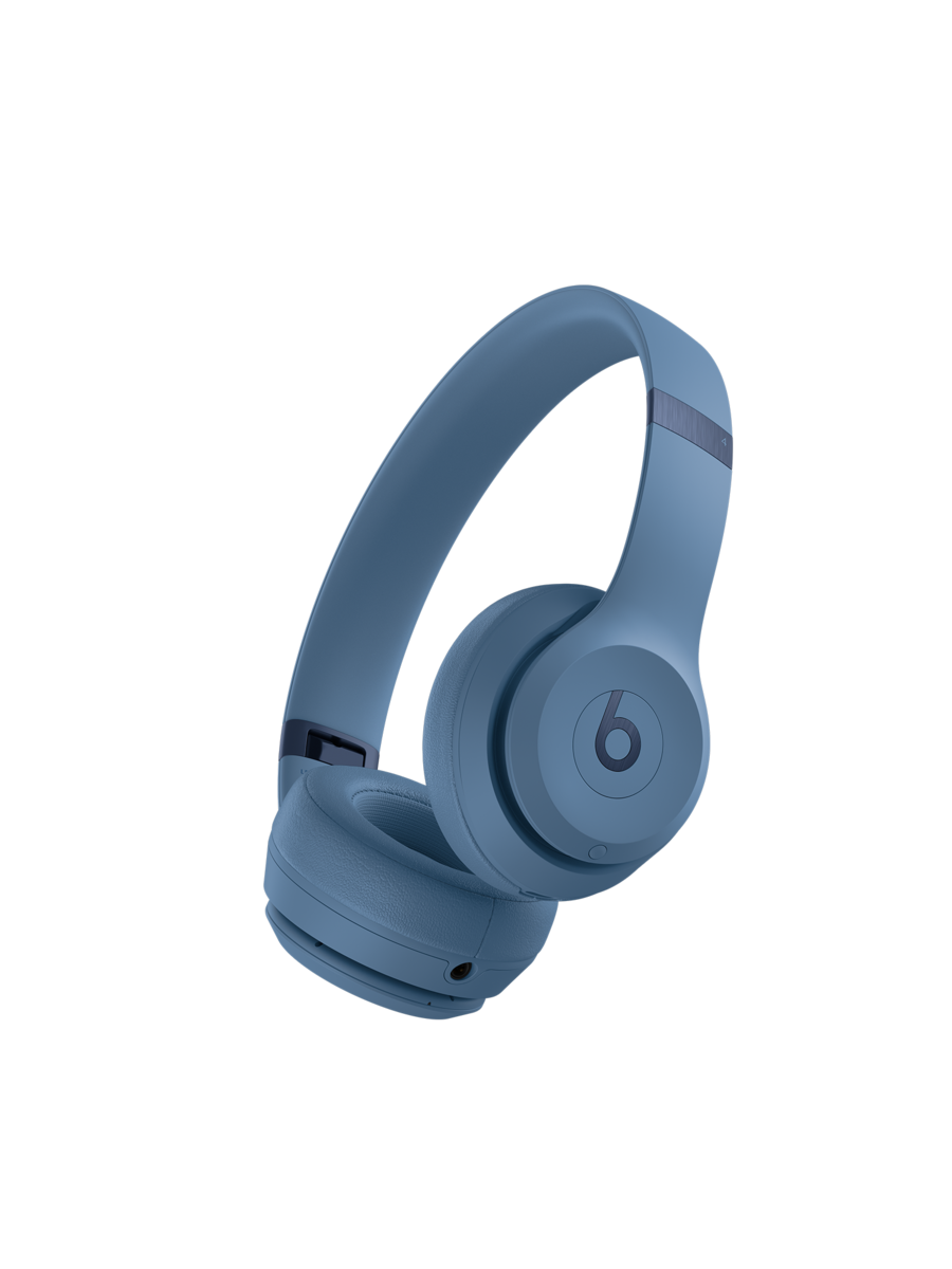 Beats Solo 4 オンイヤーワイヤレスヘッドフォン – スレートブルー
