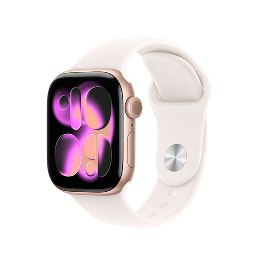 Apple Watch_Series_11_42mm_GPS_Rose_Gold_Aluminum_Sport_Band_Light_Blush_PDP_Image_Position_1__ja-JP