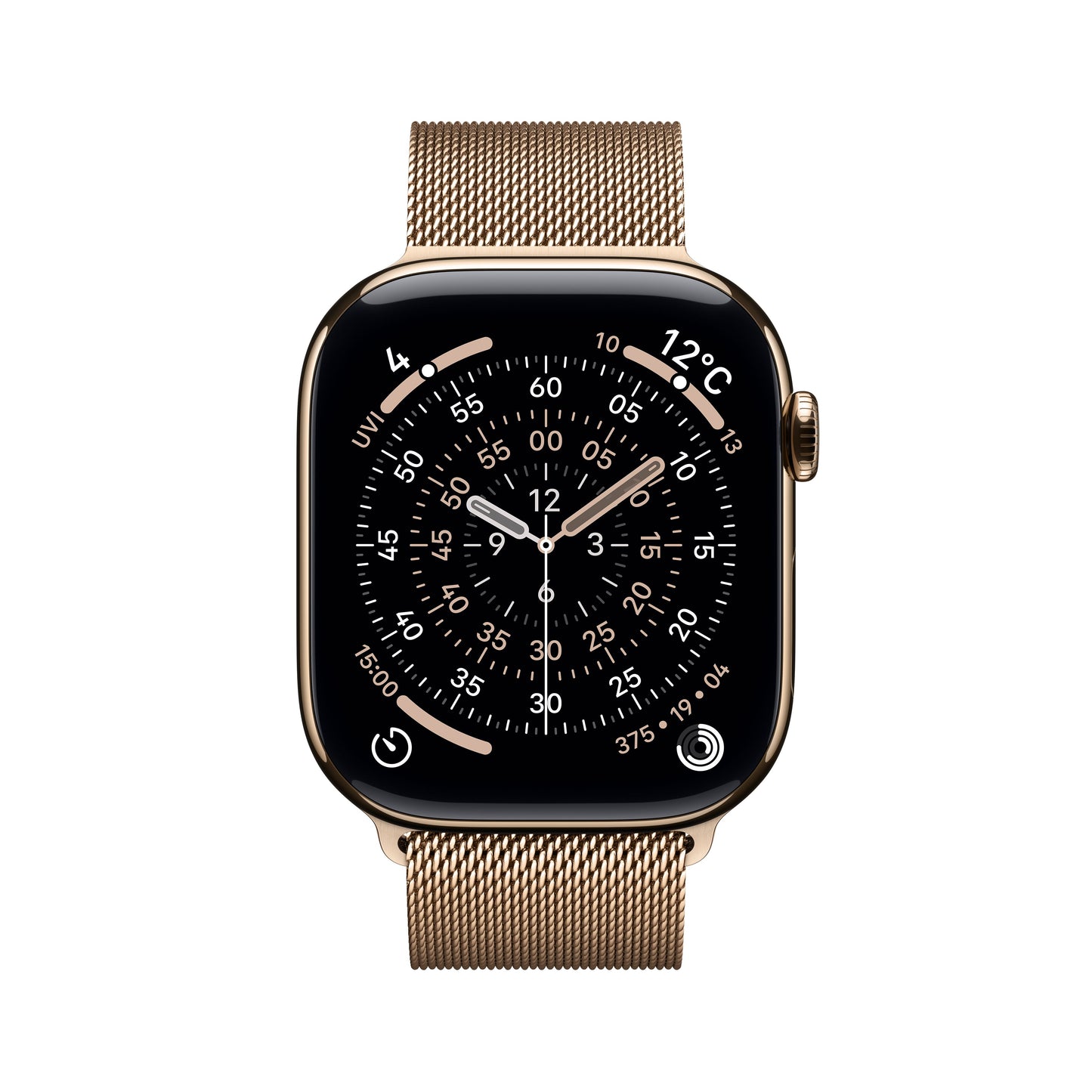 Apple Watch_Series_11_46mm_LTE_Gold_Titanium_Milanese_Loop_Gold_PDP_Image_Position_2__ja-JP
