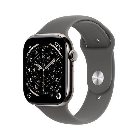 Apple Watch_Series_11_46mm_LTE_Natural_Titanium_Sport_Band_Stone_Gray_PDP_Image_Position_1__ja-JP