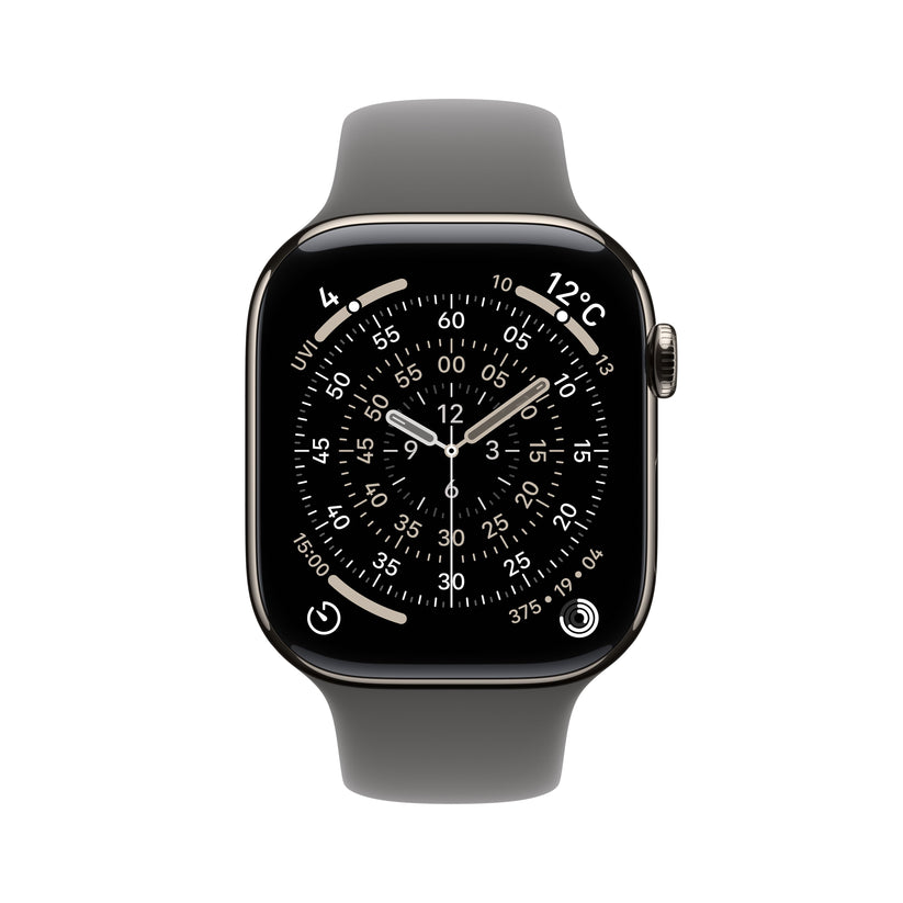 Apple Watch_Series_11_46mm_LTE_Natural_Titanium_Sport_Band_Stone_Gray_PDP_Image_Position_2__ja-JP