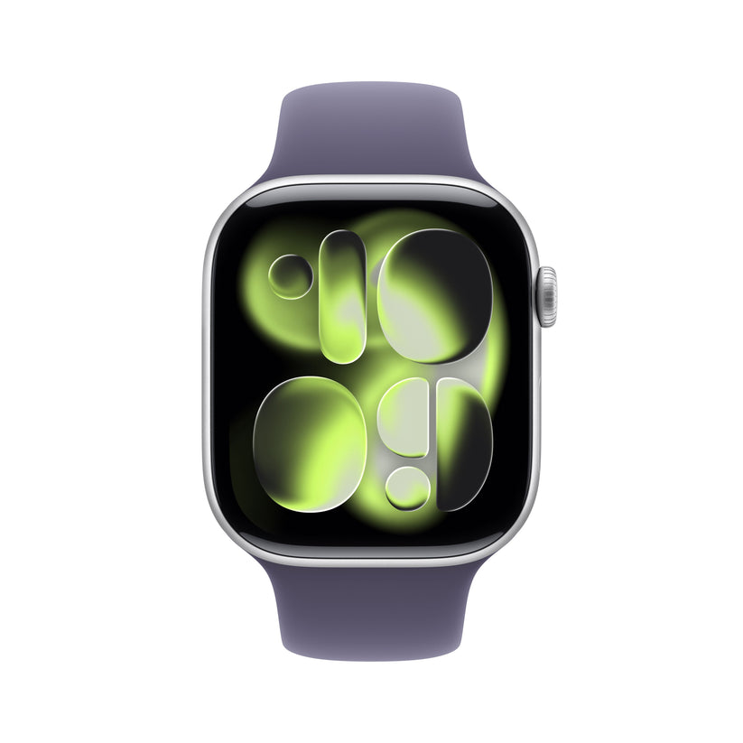 Apple Watch_Series_11_46mm_LTE_Silver_Aluminum_Sport_Band_Purple_Fog_PDP_Image_Position_2__ja-JP