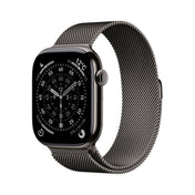 Apple Watch_Series_11_46mm_LTE_Slate_Titanium_Milanese_Loop_Slate_PDP_Image_Position_1__ja-JP