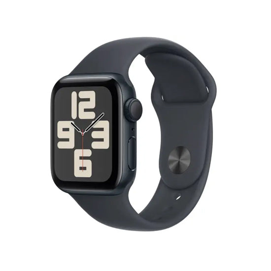 Apple Watch SE 第2世代 GPSモデル 40mm ミッドナイトアルミニウムケースとミッドナイトスポーツバンド - S/M