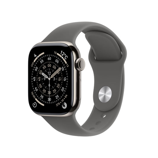 Apple Watch_Series_11_42mm_LTE_5G_Natural_Titanium_Sport_Band_Stone_Gray_PDP_Image_Position_1__ja-JP