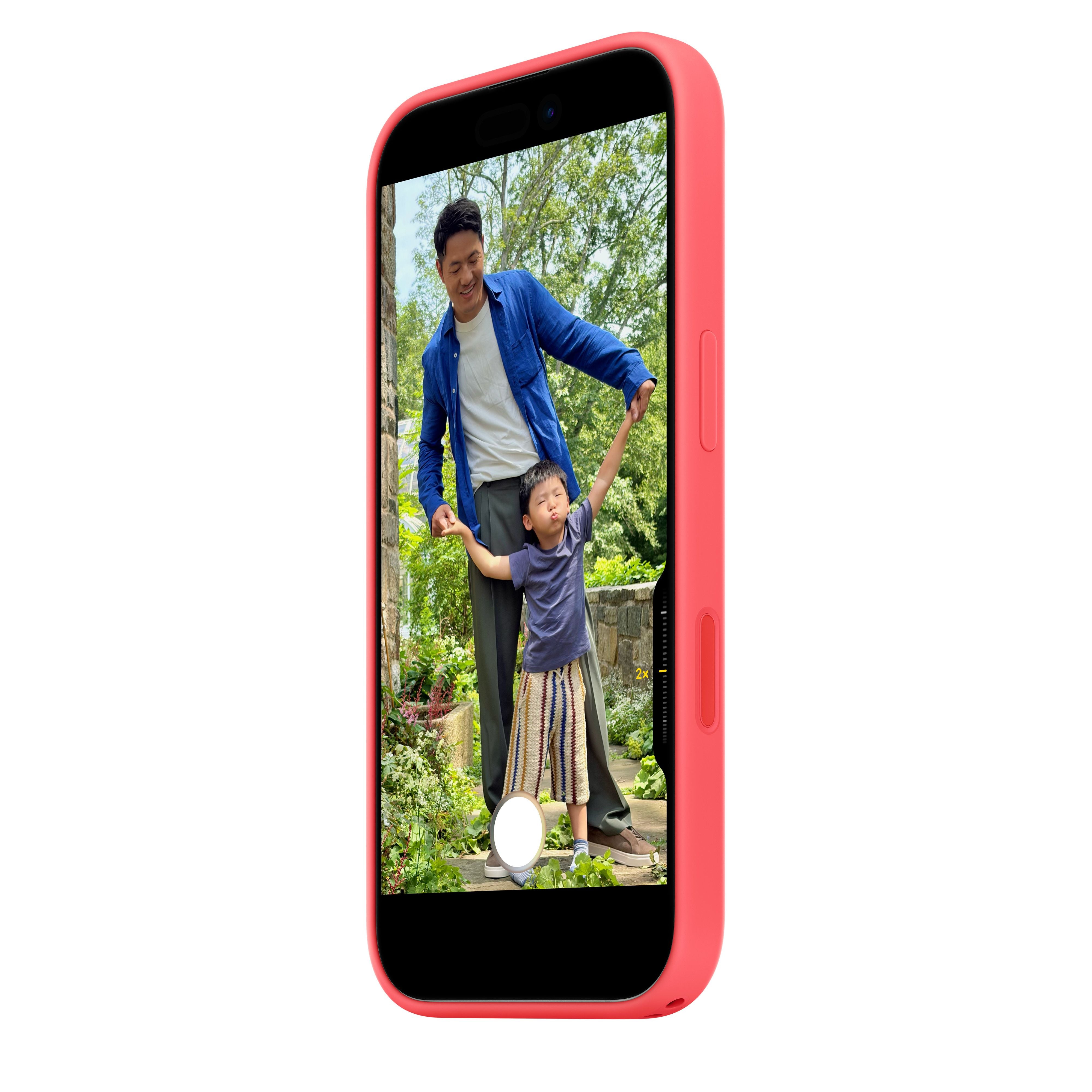 MagSafe対応iPhone 17シリコーンケース – ブライトグアバ – C smart