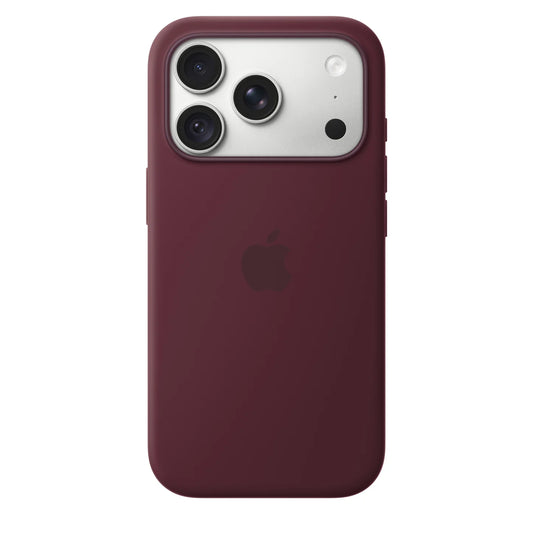 iPhone 18 Pro 512GB シルバー + MagSafe対応iPhone 18 Proシリコーンケース バーガンディ セット｜C smart
