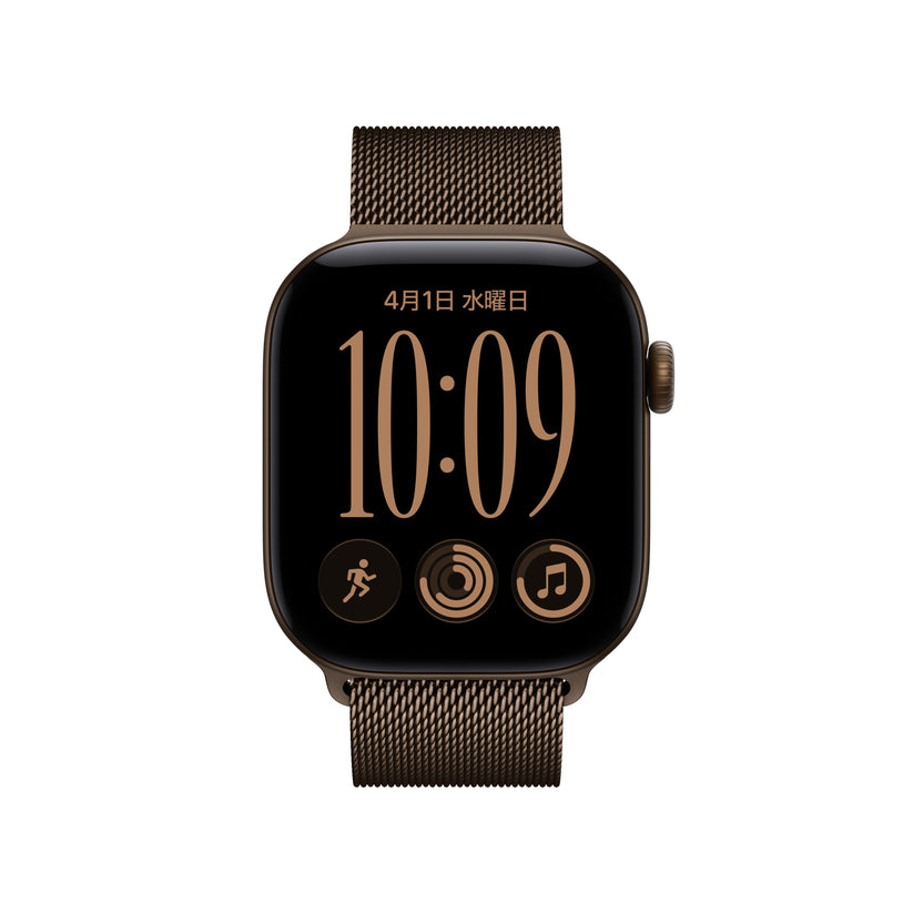Apple_Watch_Series_12_42mm_GPS_Dark_Bronze_Aluminum_Milanese_Loop_Dark_Bronze_PDP_Image_Position_2__ja-JP