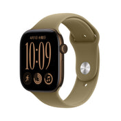 Apple_Watch_Series_12_46mm_GPS_Dark_Bronze_Aluminum_Sport_Band_Olive_PDP_Image_Position_1__ja-JP