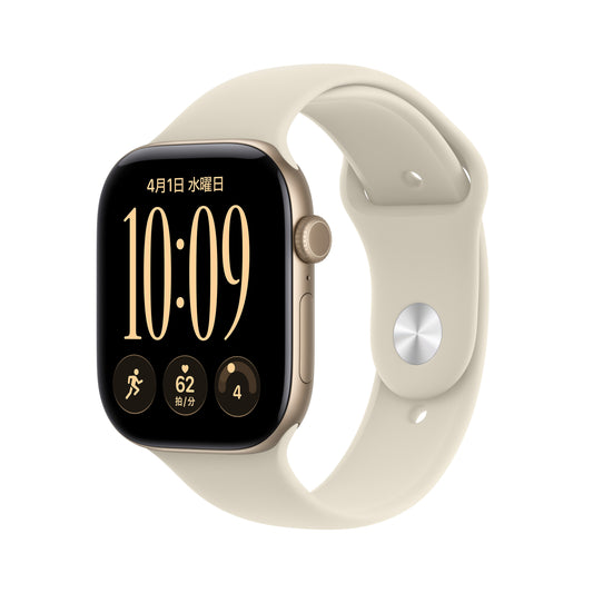 Apple_Watch_Series_12_46mm_GPS_plus_Cellular_Light_Gold_Aluminum_Sport_Band_Sand_PDP_Image_Position_1__ja-JP