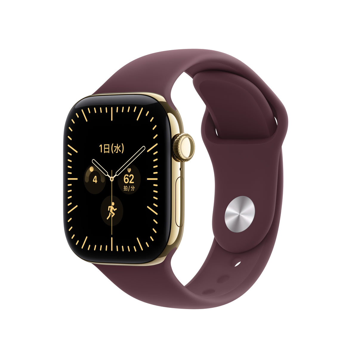 Apple_Watch_Series_12_42mm_GPS_plus_Cellular_Radiant_Gold_Titanium_Sport_Band_Burgundy_PDP_Image_Position_1__ja-JP