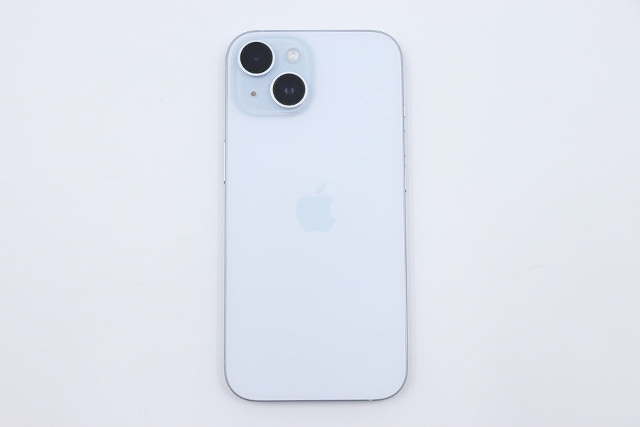 【リユースデバイス：ランクC】iPhone 15 128GB ブルー USB-C充電ケーブル付き