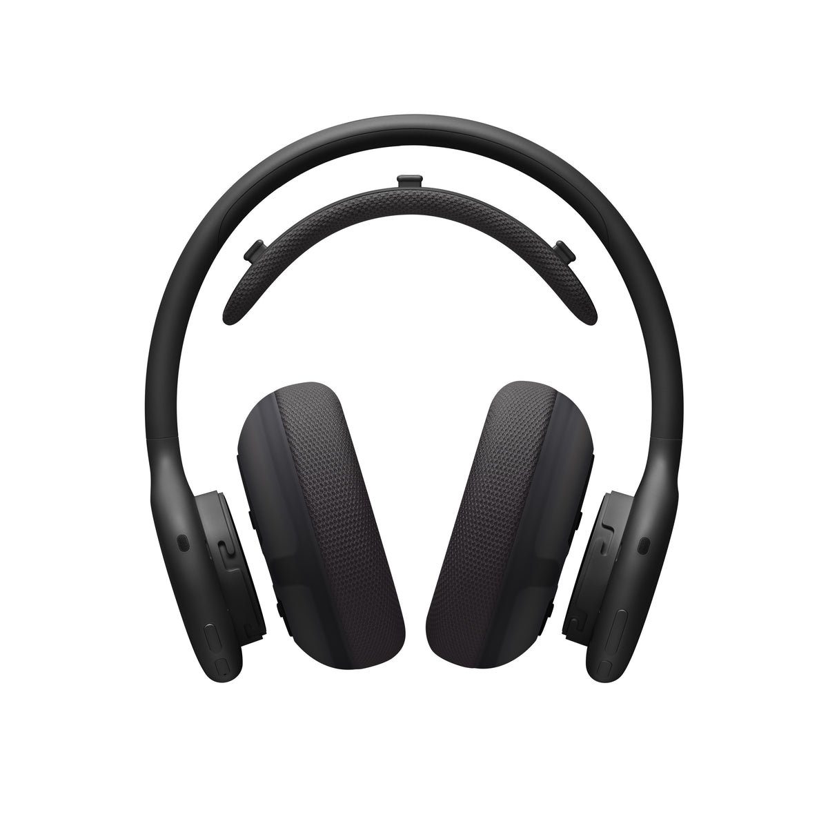 Beats 360 オーバーイヤーヘッドフォン - 付け替え可能なクッション - ブラック、ブラックのニットクッション