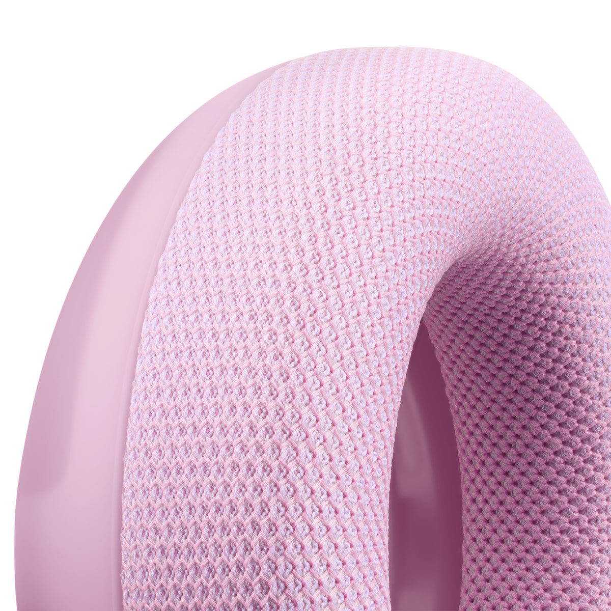 Beats 360 オーバーイヤーヘッドフォン - 付け替え可能なクッション - ピンク、ピンクのニットクッション