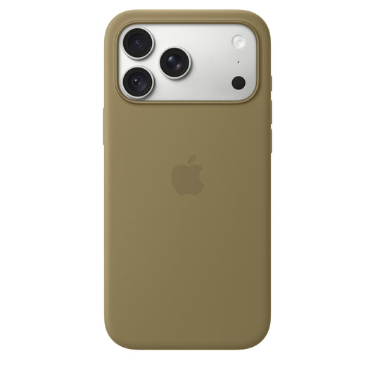 MagSafe対応iPhone 18 Pro Maxシリコーンケース - オリーブ