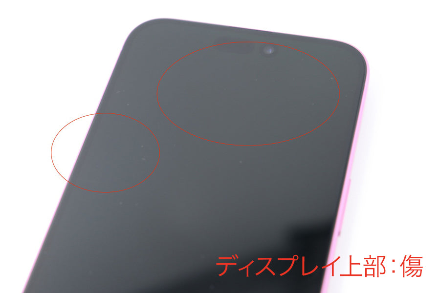 【リユースデバイス：ランクC】iPhone 16 Plus インカメラ異常