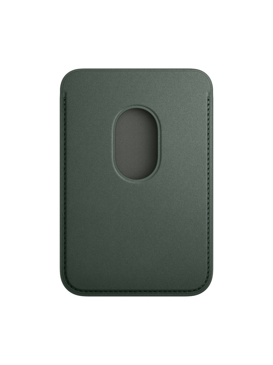 MagSafe対応iPhoneファインウーブンウォレット - エバーグリーン