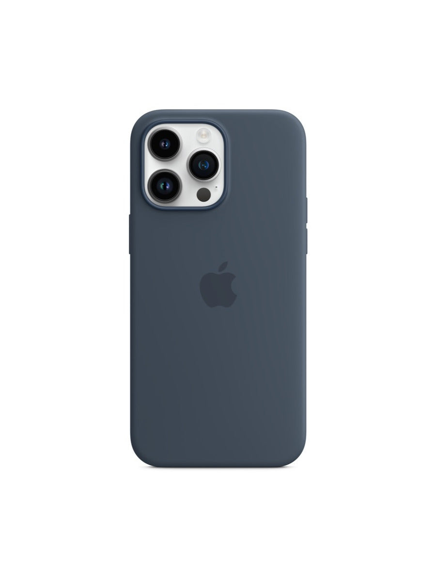 MagSafe対応iPhone 14 Pro Maxシリコーンケース - ストームブルー