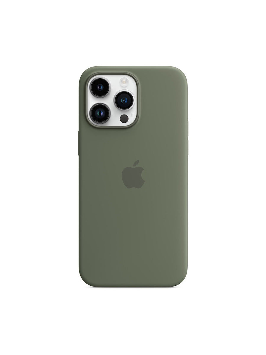 MagSafe対応iPhone 14 Pro Maxシリコーンケース - オリーブ