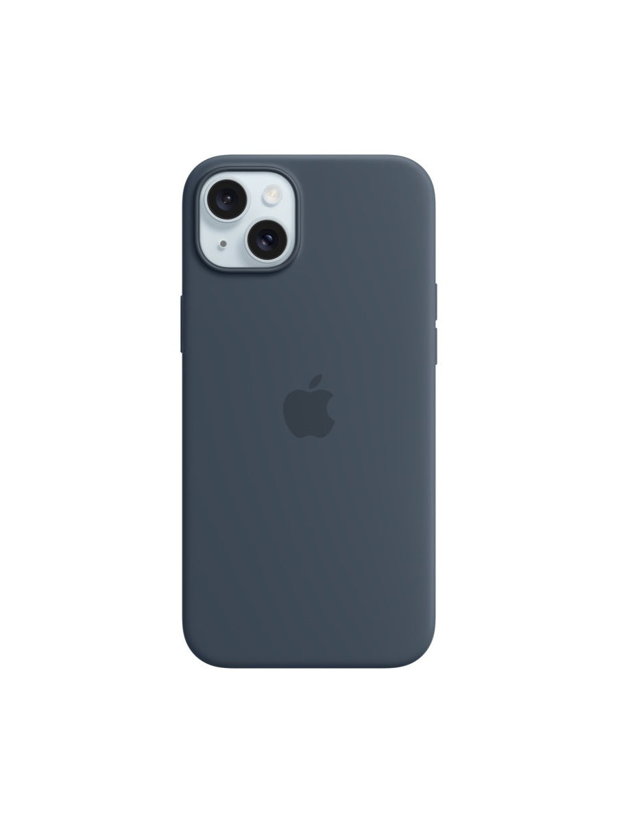 MagSafe対応iPhone 15 Plusシリコンケース - ストームブルー