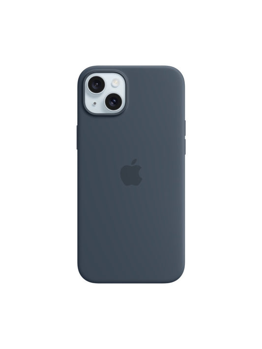 MagSafe対応iPhone 15 Plusシリコンケース - ストームブルー