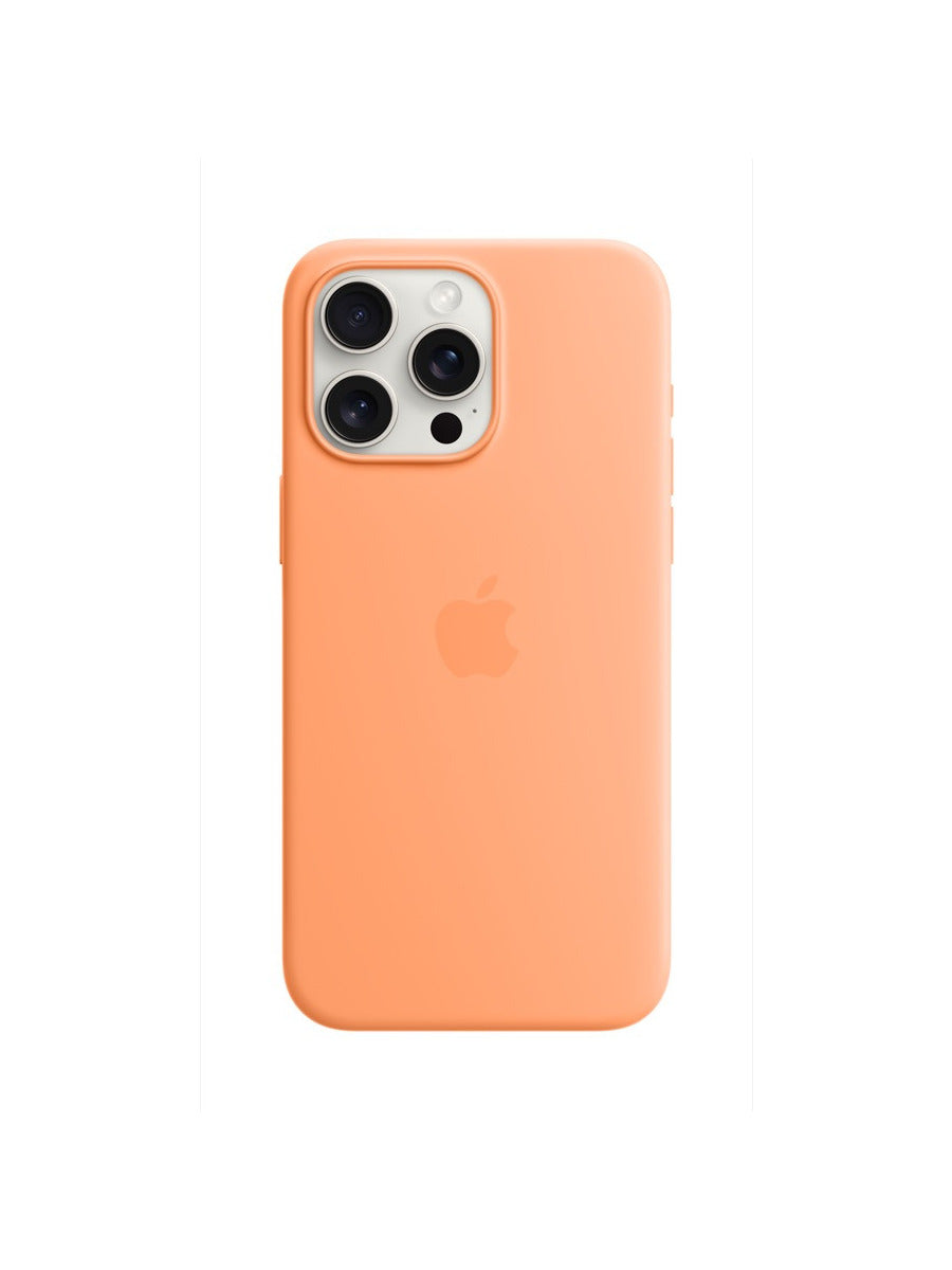MagSafe対応iPhone 15 Pro Maxシリコーンケース - オレンジソルベ