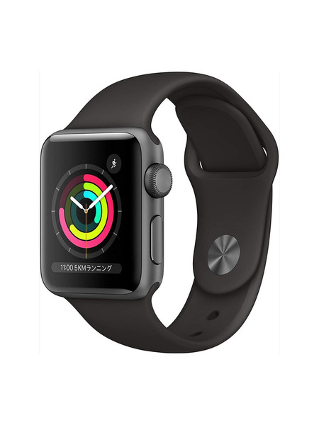 Apple Watch Series 3 GPSモデル アルミニウムケースとスポーツバンド 詳細画像 スペースグレイ 1