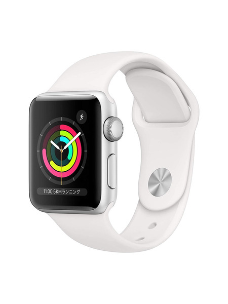 Apple Watch Series 3 GPSモデル アルミニウムケースとスポーツバンド 詳細画像 ホワイト 1