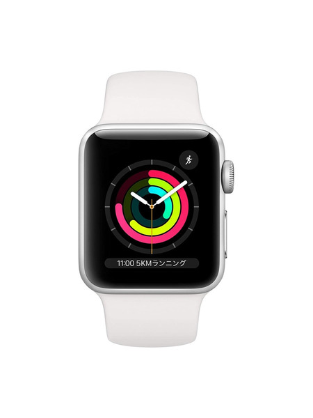 Apple Watch Series 3 GPSモデル アルミニウムケースとスポーツバンド 詳細画像 ホワイト 2
