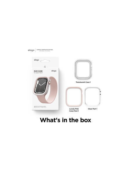 elago DUO CASE (Watch) for Apple Watch  詳細画像 クリア/ラブリーピンク 3