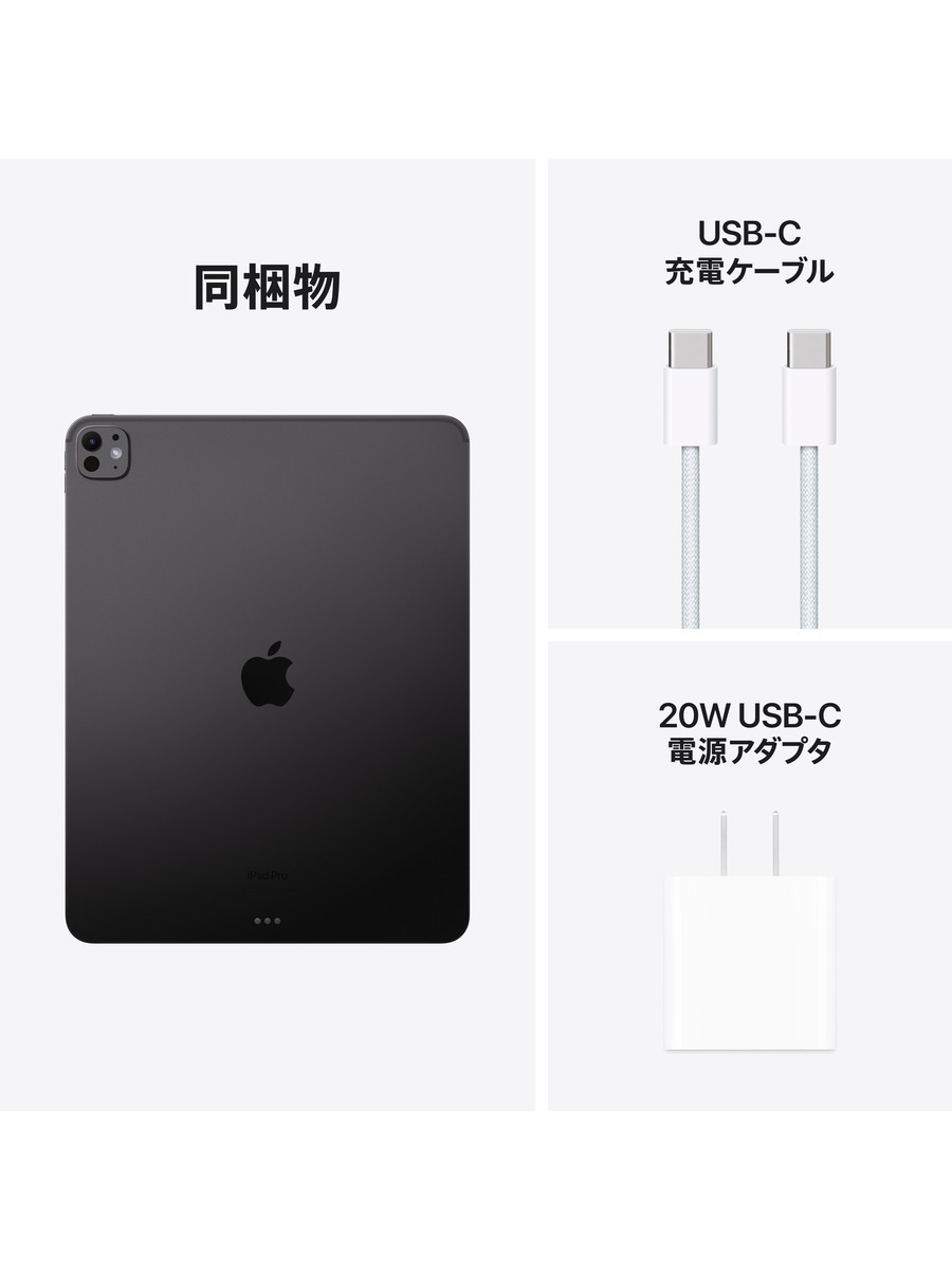 13インチiPad Pro Wi-Fiモデル （標準ガラス搭載）｜C smart公式 