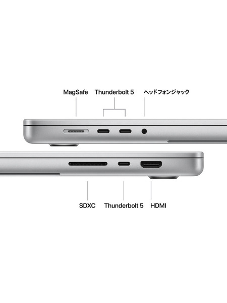 16インチMacBook Pro (M5 Max) 詳細画像 シルバー 7