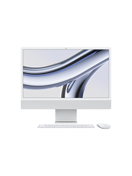 24インチiMac Retina 4.5Kディスプレイモデル: 8コアCPUと10コアGPUを搭載したApple M3チップ 詳細画像 シルバー 1