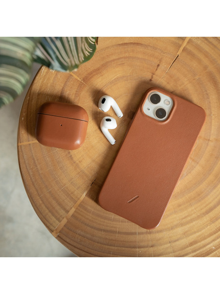 LEATHER CASE - AIRPODS GEN 3 詳細画像 タン 7