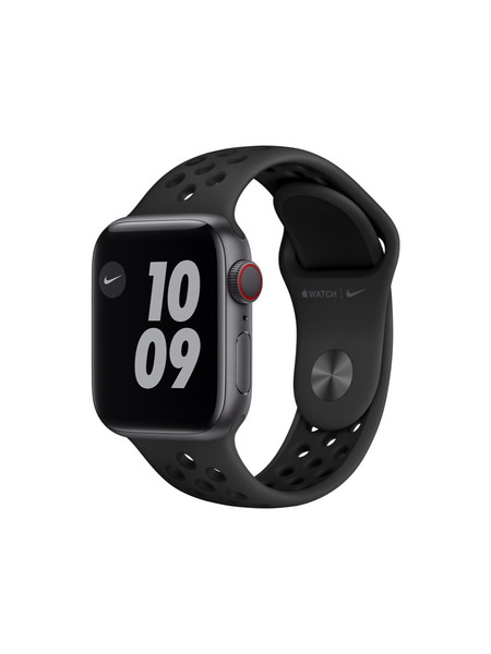 Apple Watch Nike Series 6（GPS + Cellularモデル）- アルミニウムケースとNikeスポーツバンド 詳細画像 スペースグレイ 1