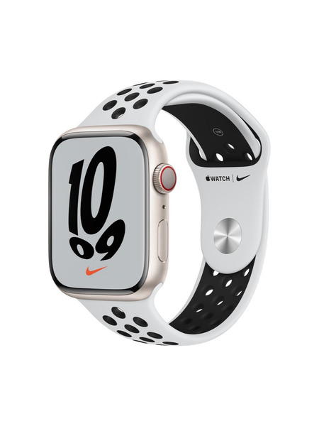 Apple Watch Nike Series 7（GPS + Cellularモデル）アルミニウムケースとNikeスポーツバンド 詳細画像 スターライト 1