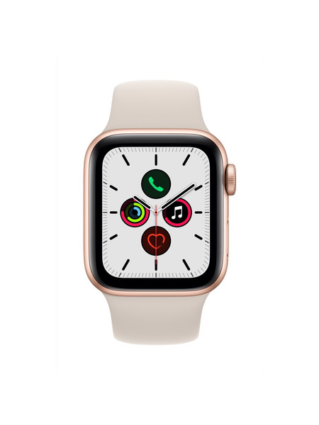 Apple Watch SE（GPS + Cellularモデル）- アルミニウムケースとスポーツバンド 詳細画像 ゴールド 2