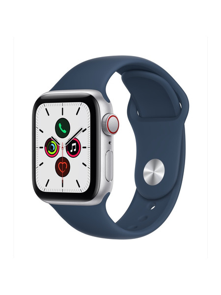 Apple Watch SE（GPS + Cellularモデル）- アルミニウムケースとスポーツバンド 詳細画像 シルバー 1
