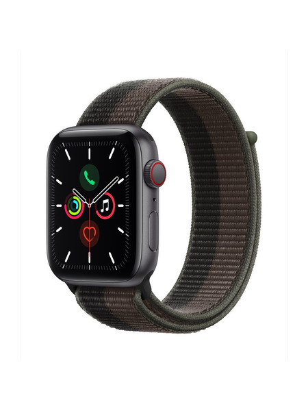 Apple Watch SE（GPS + Cellularモデル）- アルミニウムケースとスポーツループ 詳細画像 スペースグレイ 1