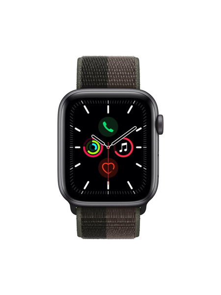 Apple Watch SE（GPS + Cellularモデル）- アルミニウムケースとスポーツループ 詳細画像 スペースグレイ 2