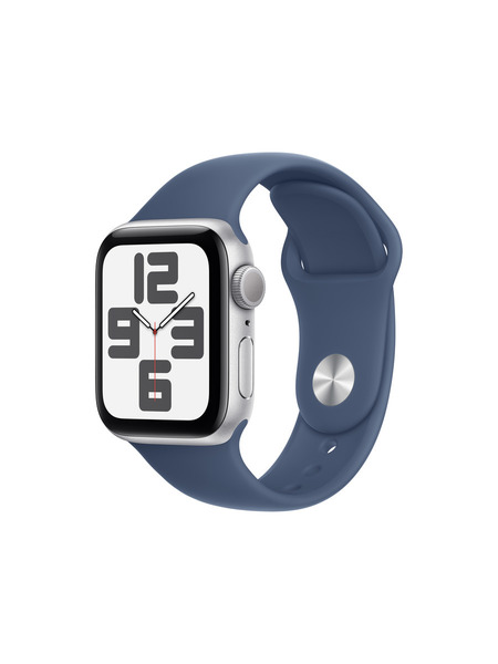 Apple-Watch-SE-GPS-SportsBand-2024 詳細画像 シルバー 1