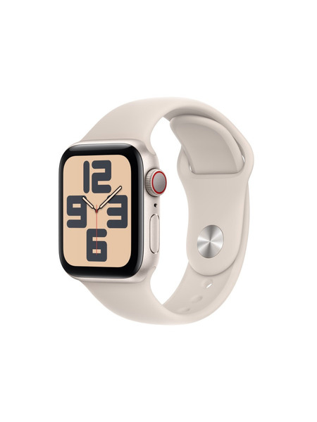 Apple Watch SE 第2世代（GPS + Cellularモデル）- アルミニウムケースとスポーツバンド 詳細画像 スターライト 1