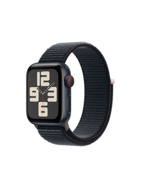 Apple Watch SE 第2世代（GPS + Cellularモデル）- アルミニウムケースとスポーツループ - カーボンニュートラル 詳細画像 ミッドナイト 1